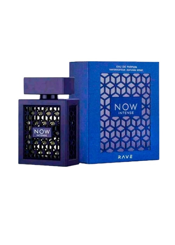 Now Intense Rave by Lattafa Perfume For Men EDP 100 Ml (3.4 oz). عطر ناو انتنس ريف للرجال من لطافة