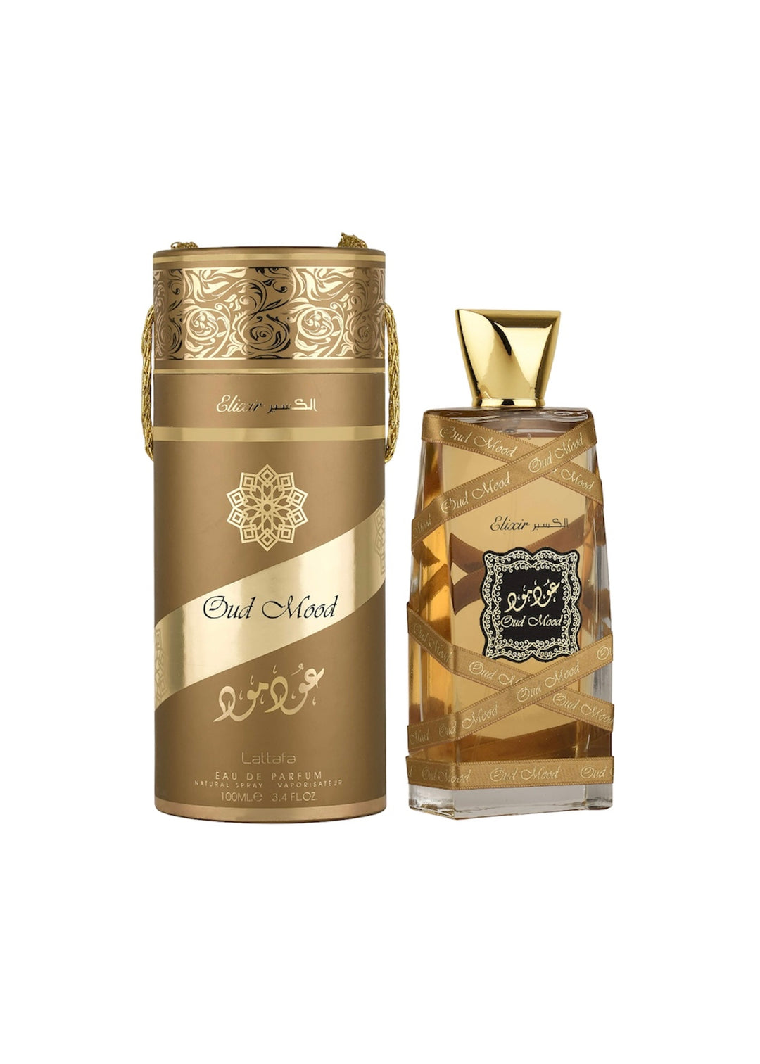 Oud Mood Elixir EDP For Unisex - 100ML (3.4oz) By Lattafa
