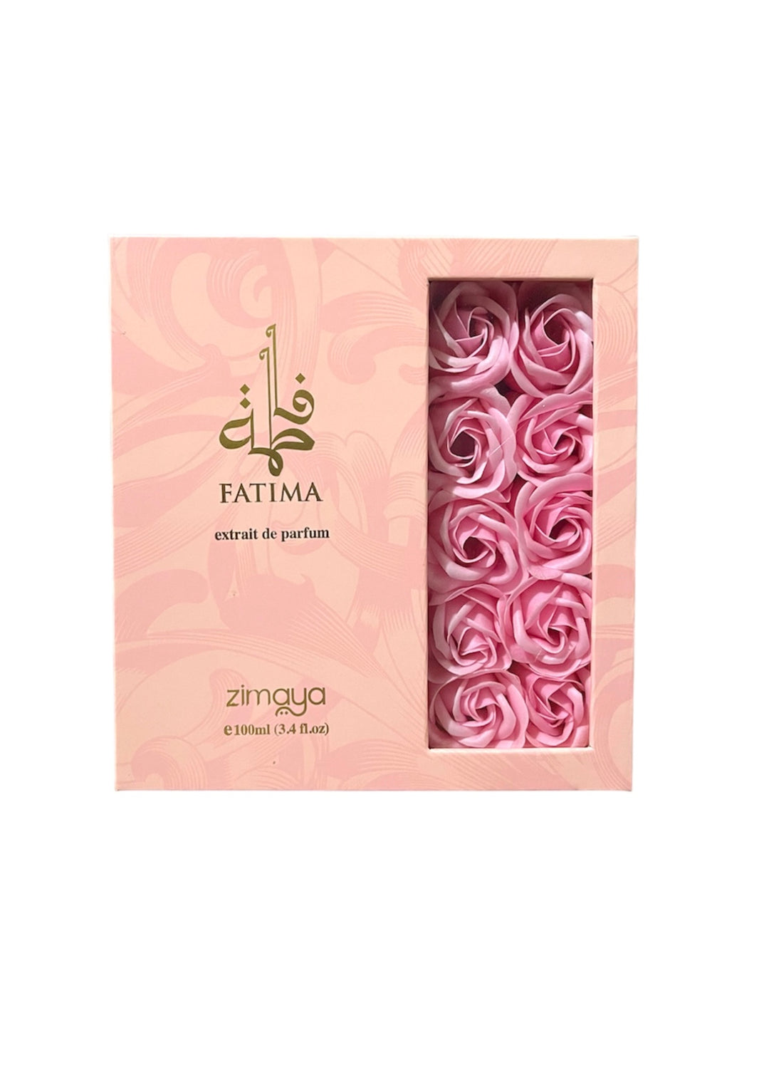 Afnan Zimaya Fatima Pink Extrait de Parfum For Women, 3.4 Ounce