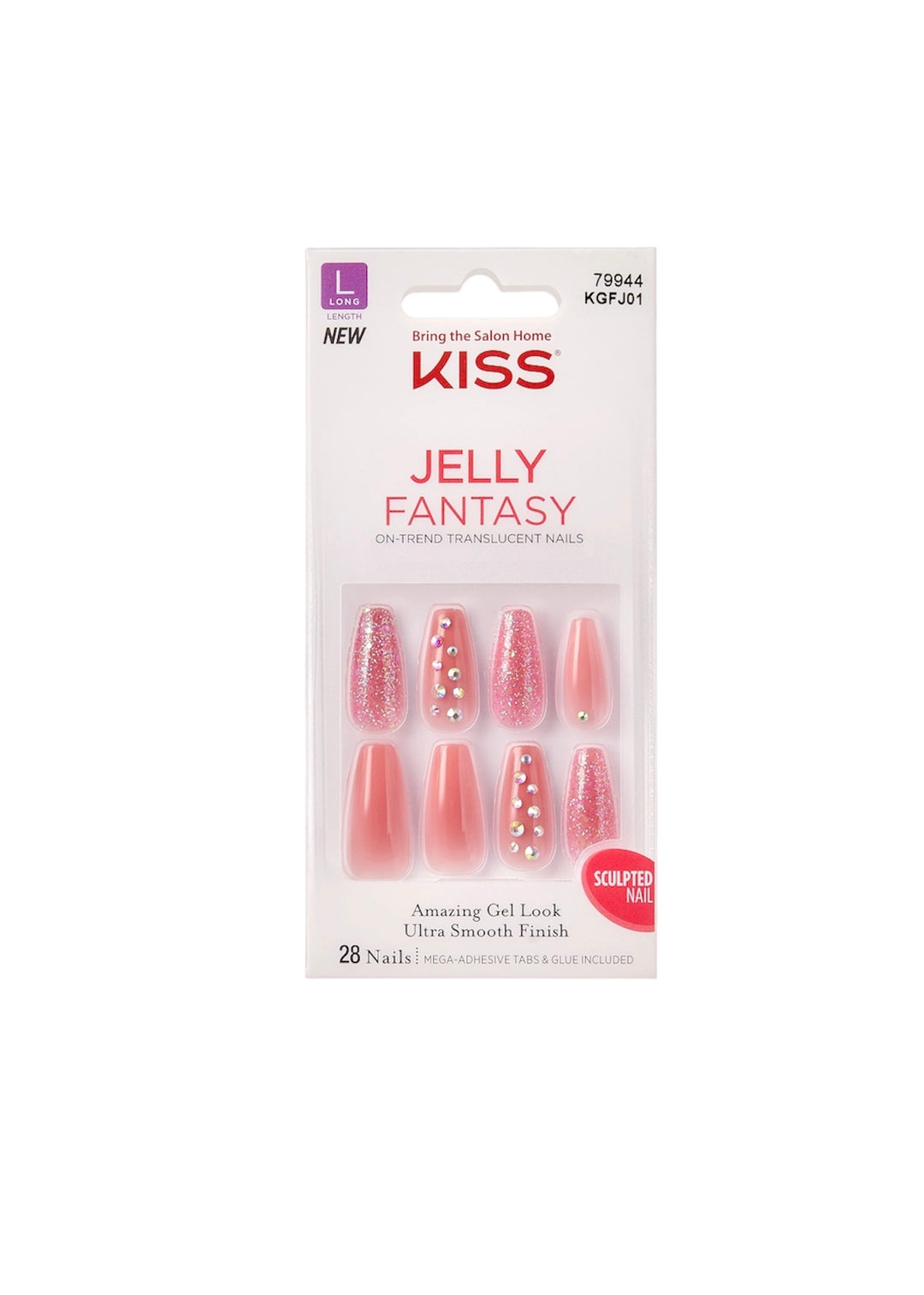 KISS Jelly Fantasy Fake Nails - Be Jelly