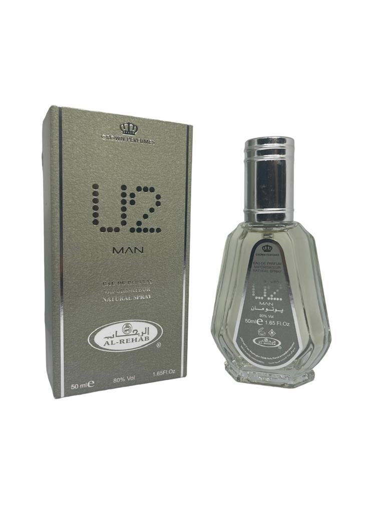 U2 MAN - Al-Rehab Natural Perfume Spray- 50 ml (1.65 fl. oz)