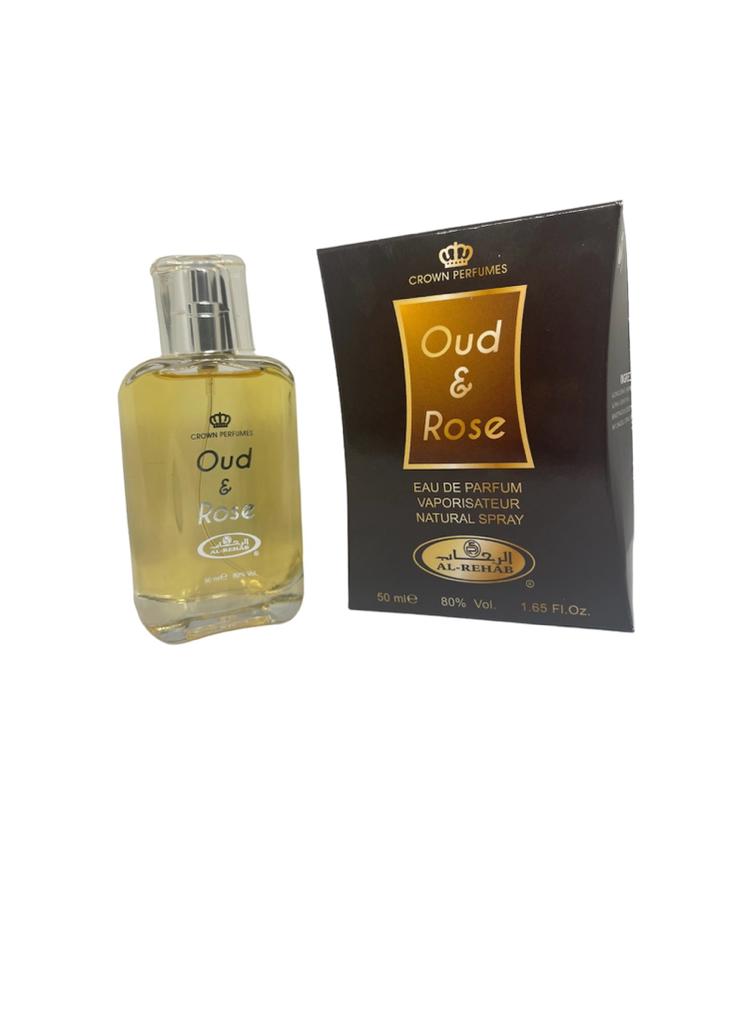 Oud & Rose - Al-Rehab Eau De Perfume Natural Spray (50 ml/1.65 fl. oz)