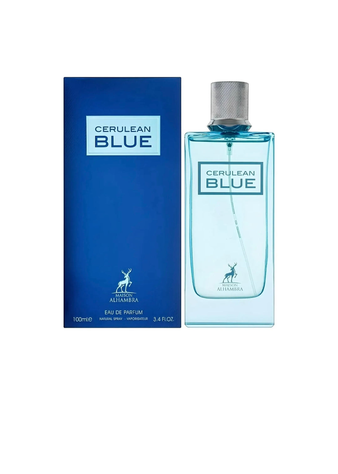 Cerulean Blue Perfume By Maison Alhambra LUXURY 100 ML 3.4 FL OZ - ORIGINAL- UAE