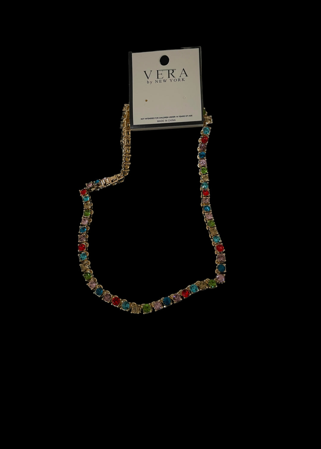 Colorful Rhinestone Necklace