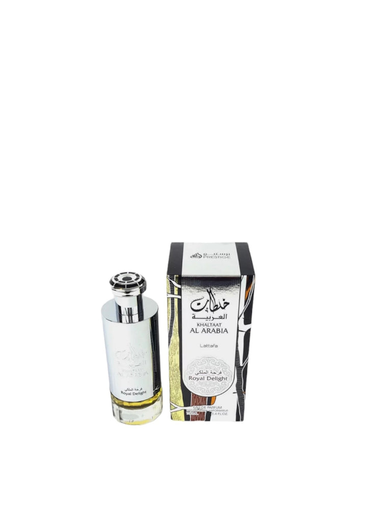 Khaltat Al Arabia Delight by Lattafa Eau De Parfum Spray (Unisex) 3.4 oz for Women