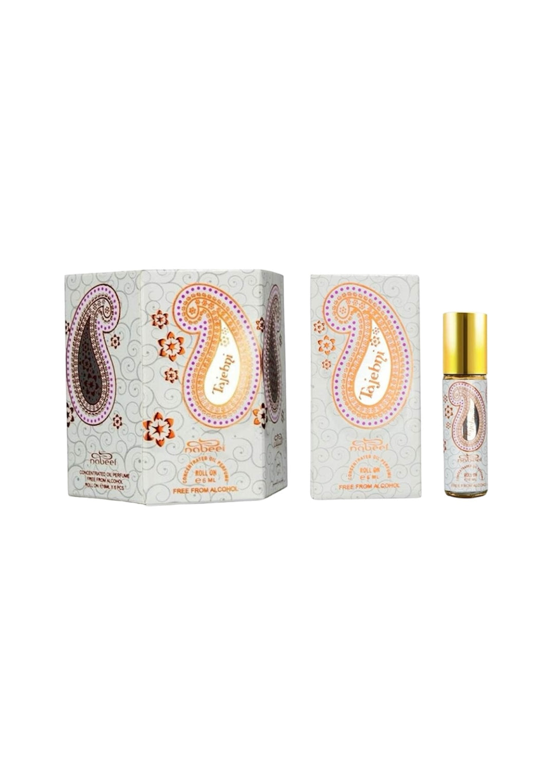 Tajebni - Box 6 X 6ml Roll-On Perfume Oil By Nabeel