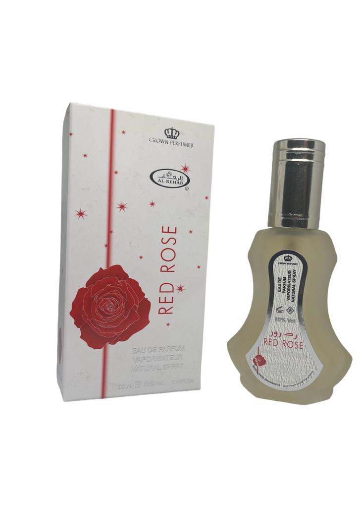 Red Rose - Eau De Perfume Natural Spray - 35 ml (1.15 fl. oz) by Al-Rehab- 2 pack