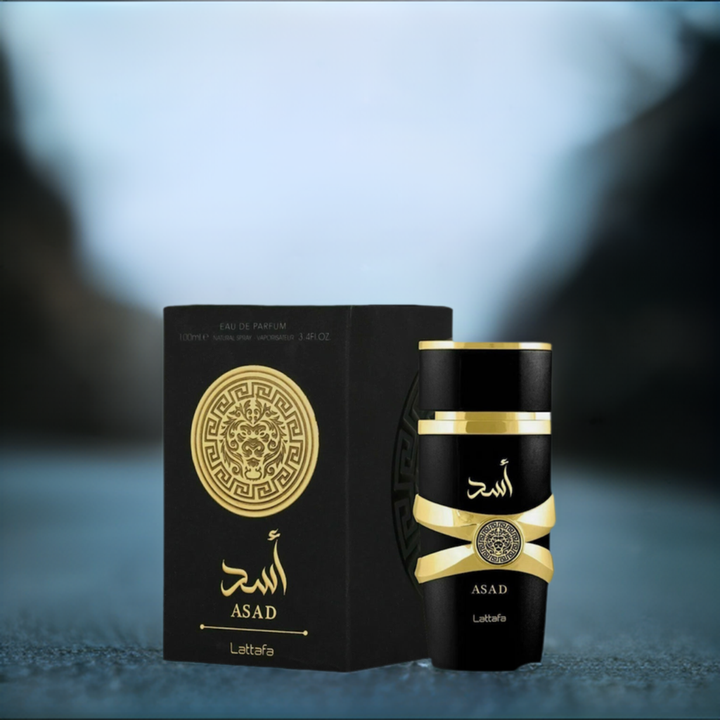 Lattafa Perfumes Asad for Men Eau de Parfum Spray, 3.4 Ounce